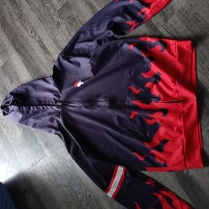 Naruto Jacket Spandex Large Blue & Red